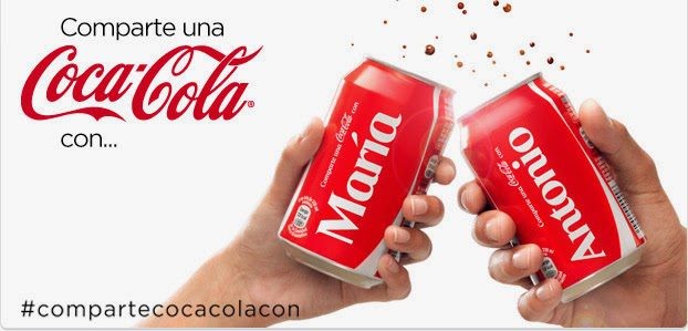The “Share a Coke with…” campaign in Spanish